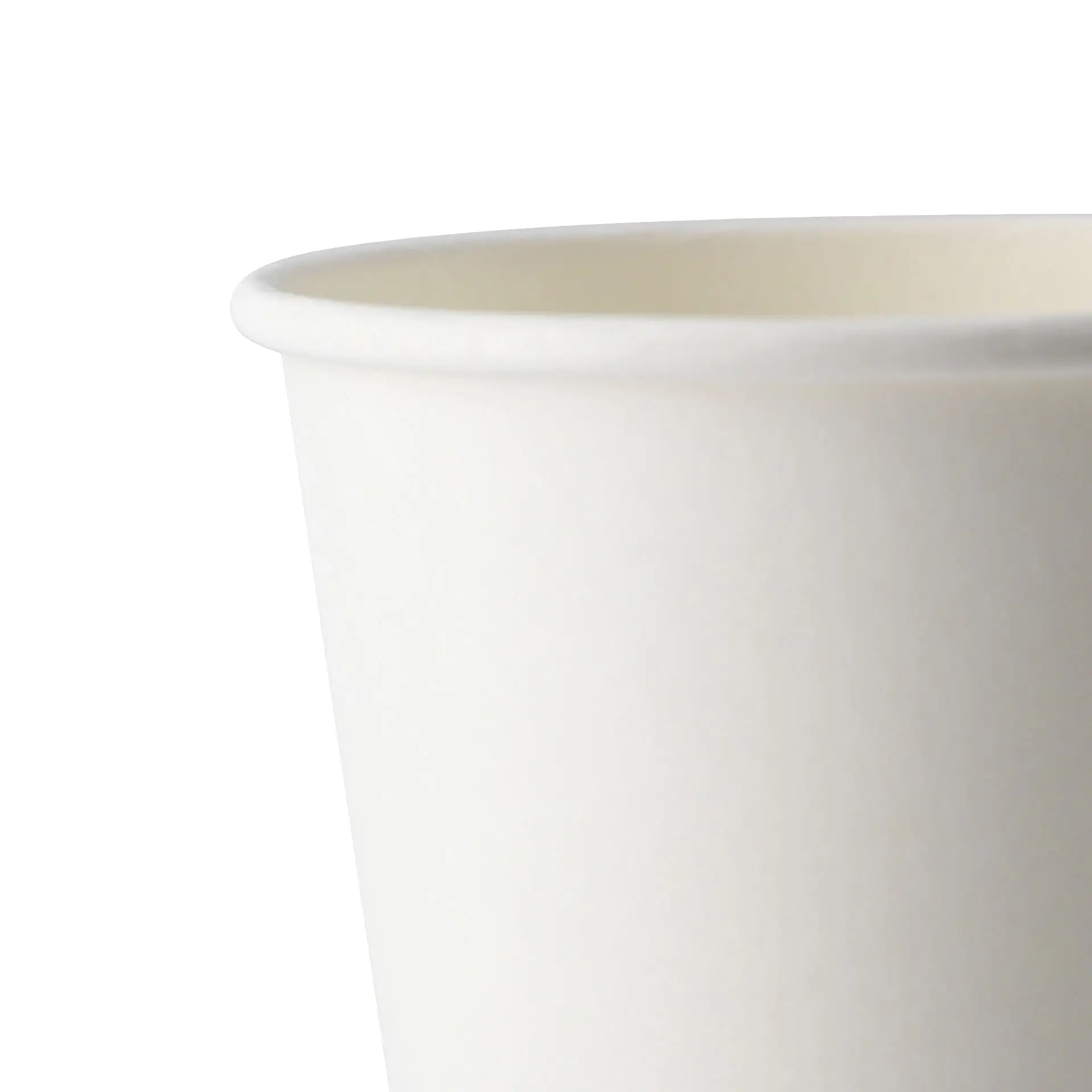 Automaten Becher "EcoUp©"- Icons, 180 ml / 7,5 oz, Ø 70 mm, einwandig, weiß, PLA-beschichtet