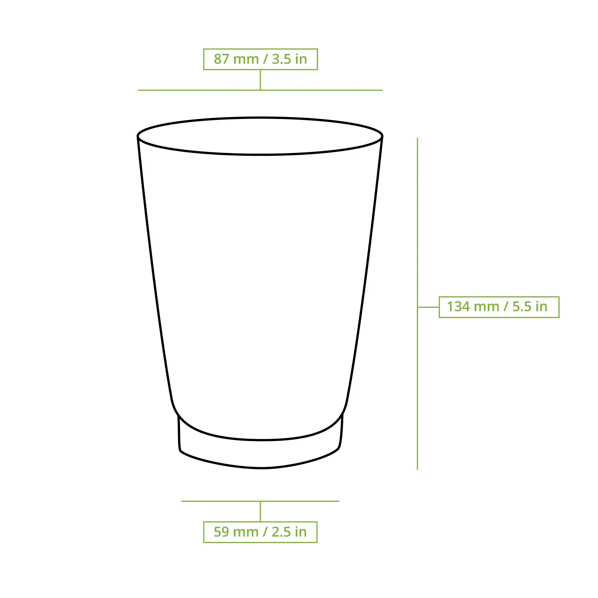 Riffelbecher / Kaffee to go Becher 400 ml / 16 oz, Ø 90 mm, braun dhd04963-riffelbecher-kaffee-to-go-becher-400-ml-16-oz-90-mm-braun-8