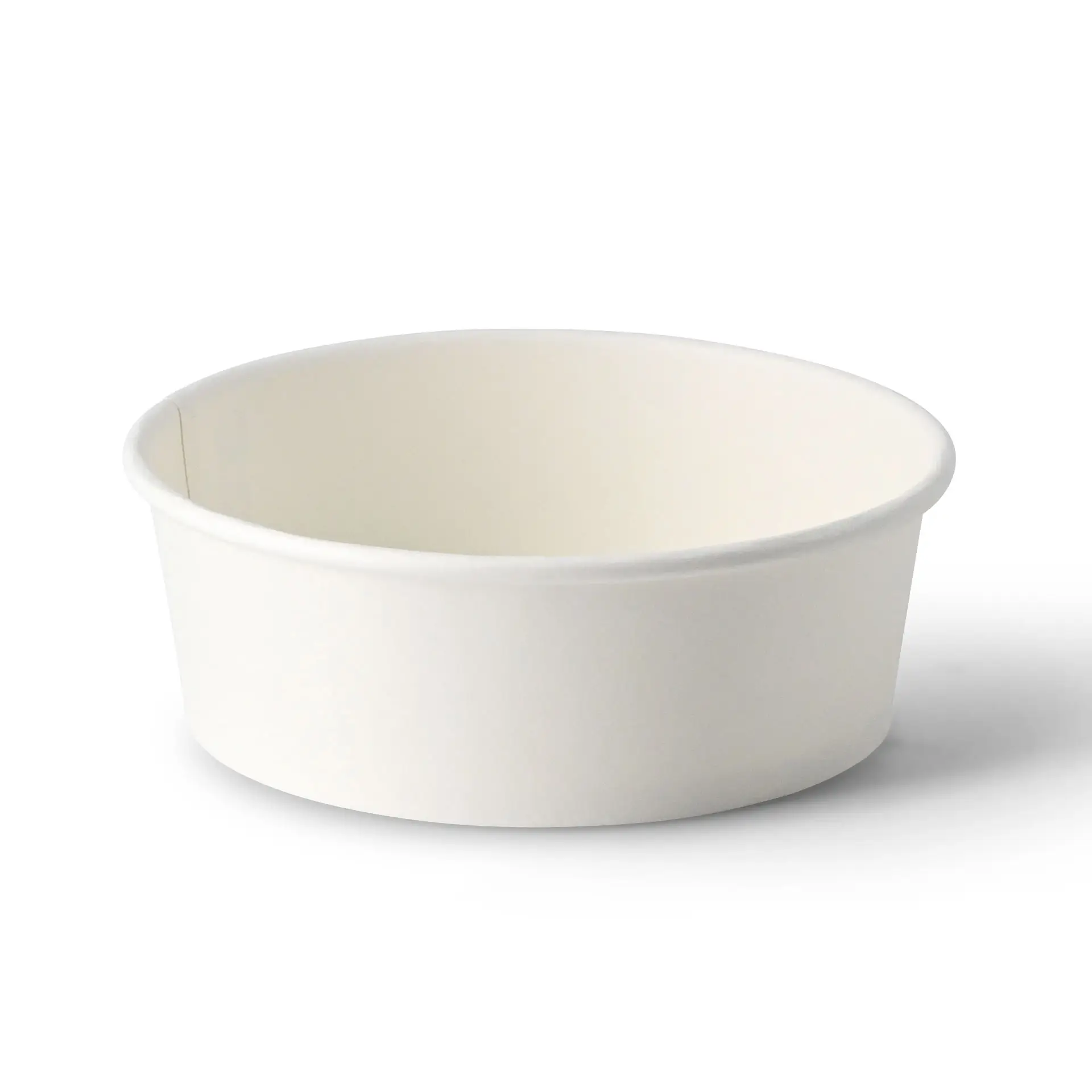 Paper bowls (coated) / Salad bowls 400 ml, Ø 150 mm, white, round (650 ml max. volume)