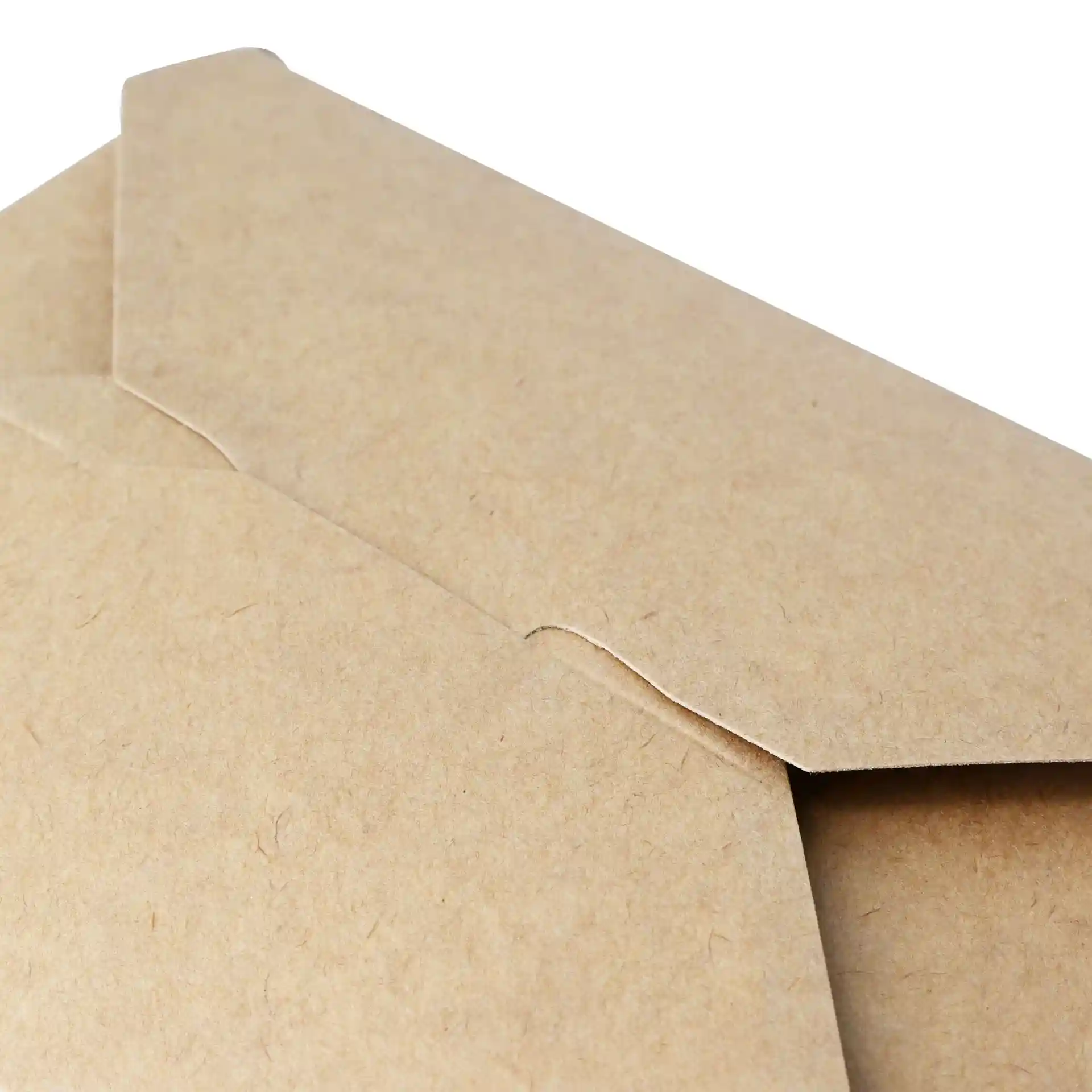 Close-up of two overlapping brown cardboard envelopes with a smooth finish.