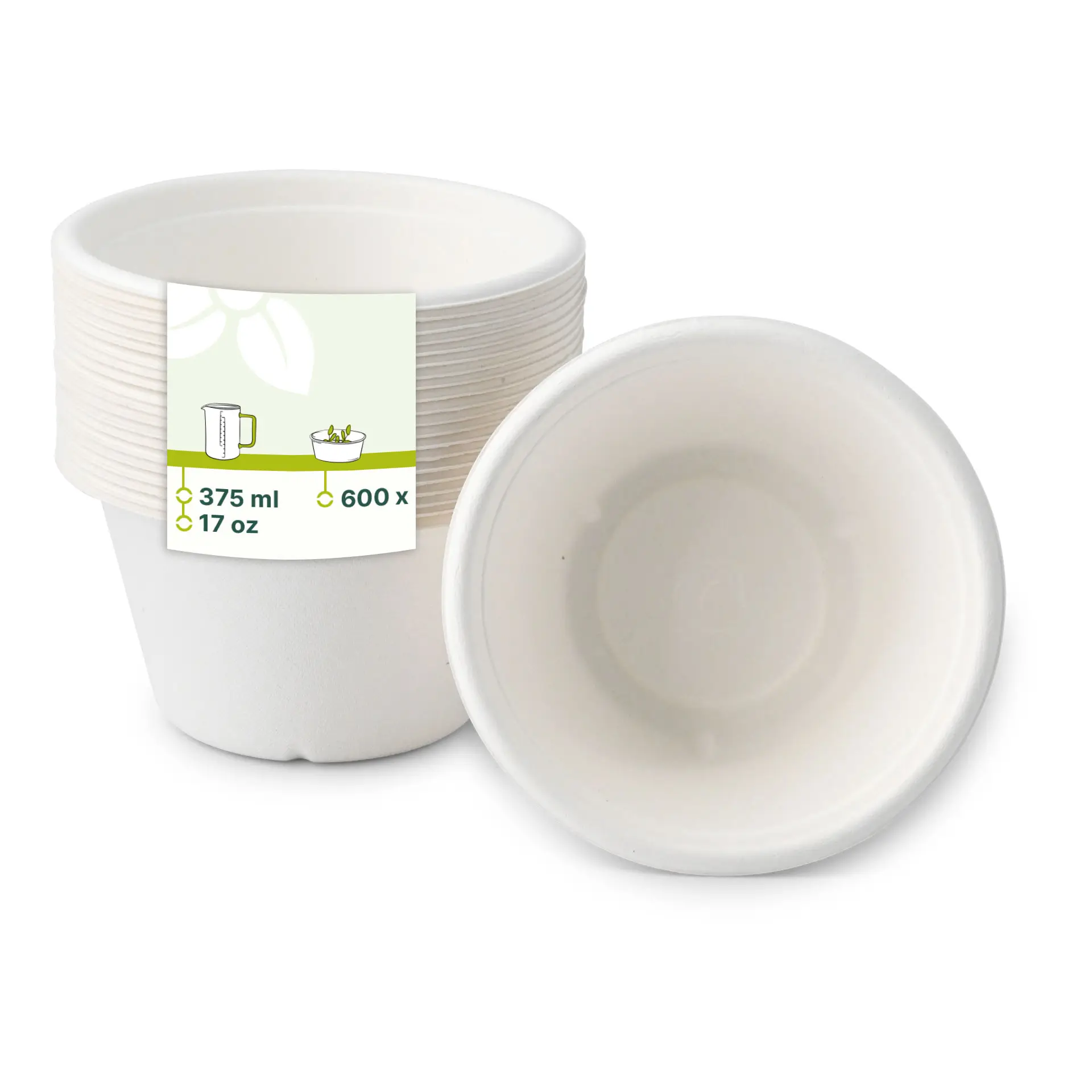 13 oz Sugarcane Soup cups, Ø 135 mm 13 oz Sugarcane Soup cups, Ø 135 mm