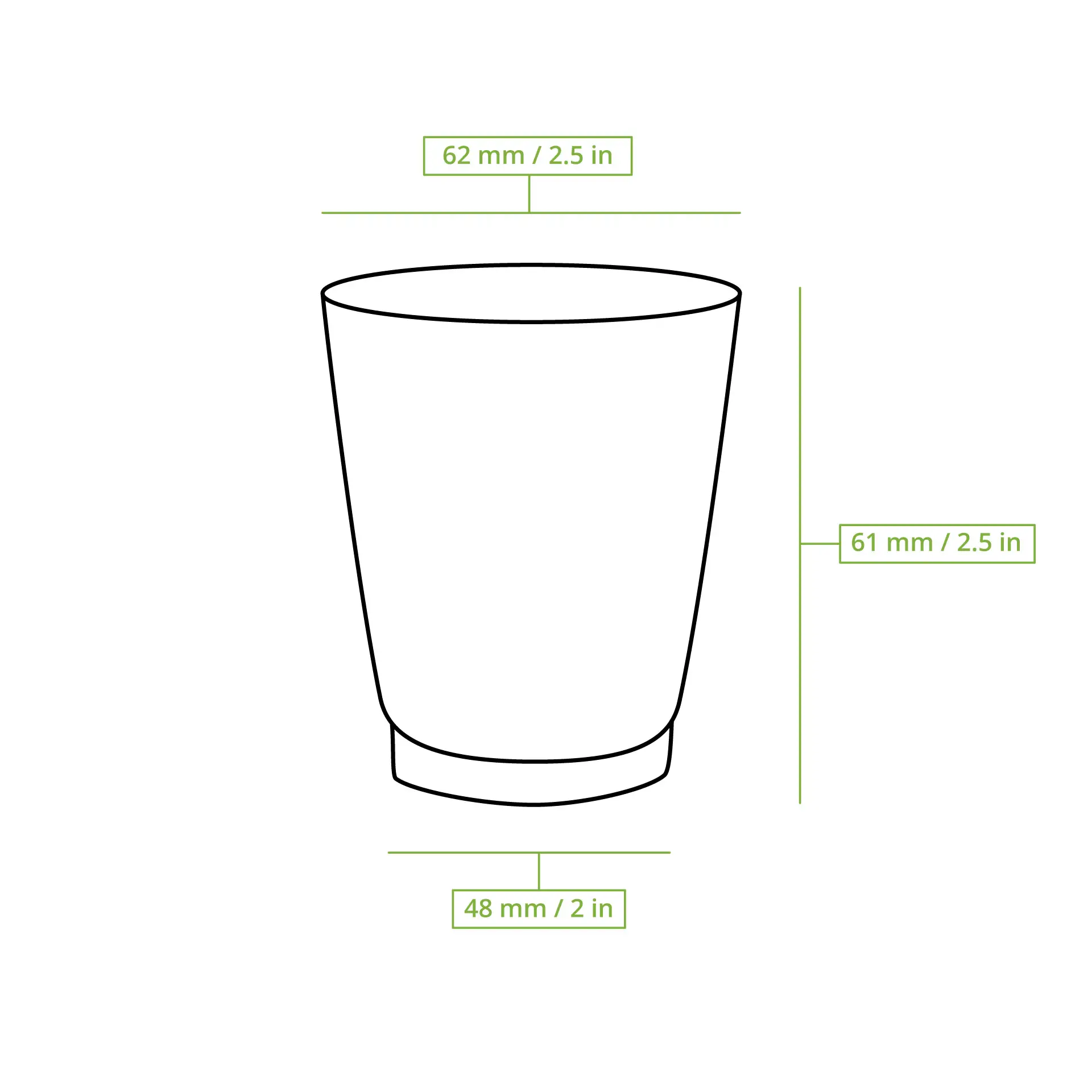 Riffelbecher / Kaffee to go Becher 100 ml / 4 oz, Ø 62 mm, braun Riffelbecher / Kaffee to go Becher 100 ml / 4 oz, Ø 62 mm, braun