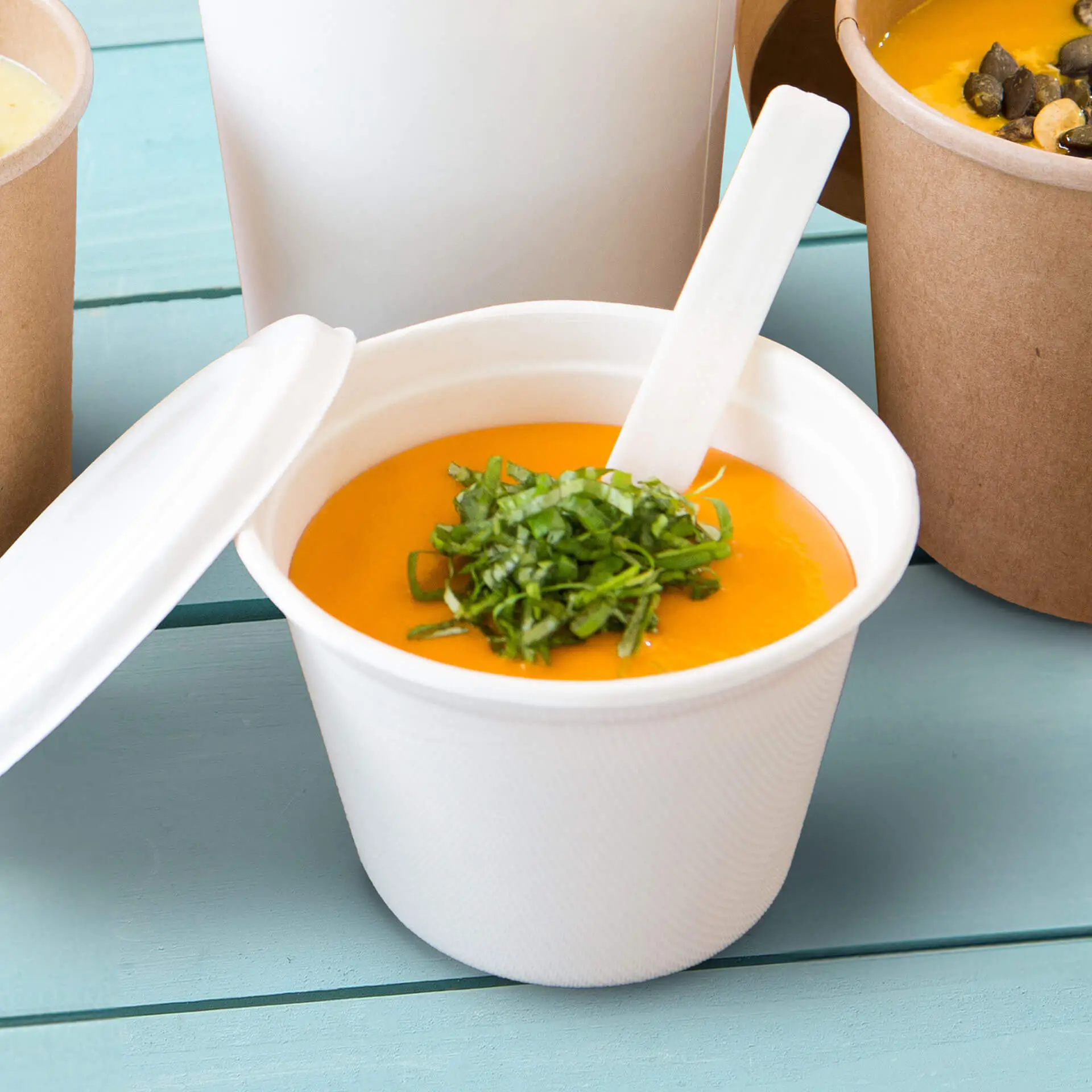 13 oz Sugarcane Soup cups, Ø 135 mm dfc01391-suppenbecher-to-go-aus-zuckerrohr-375-ml-135-mm-5