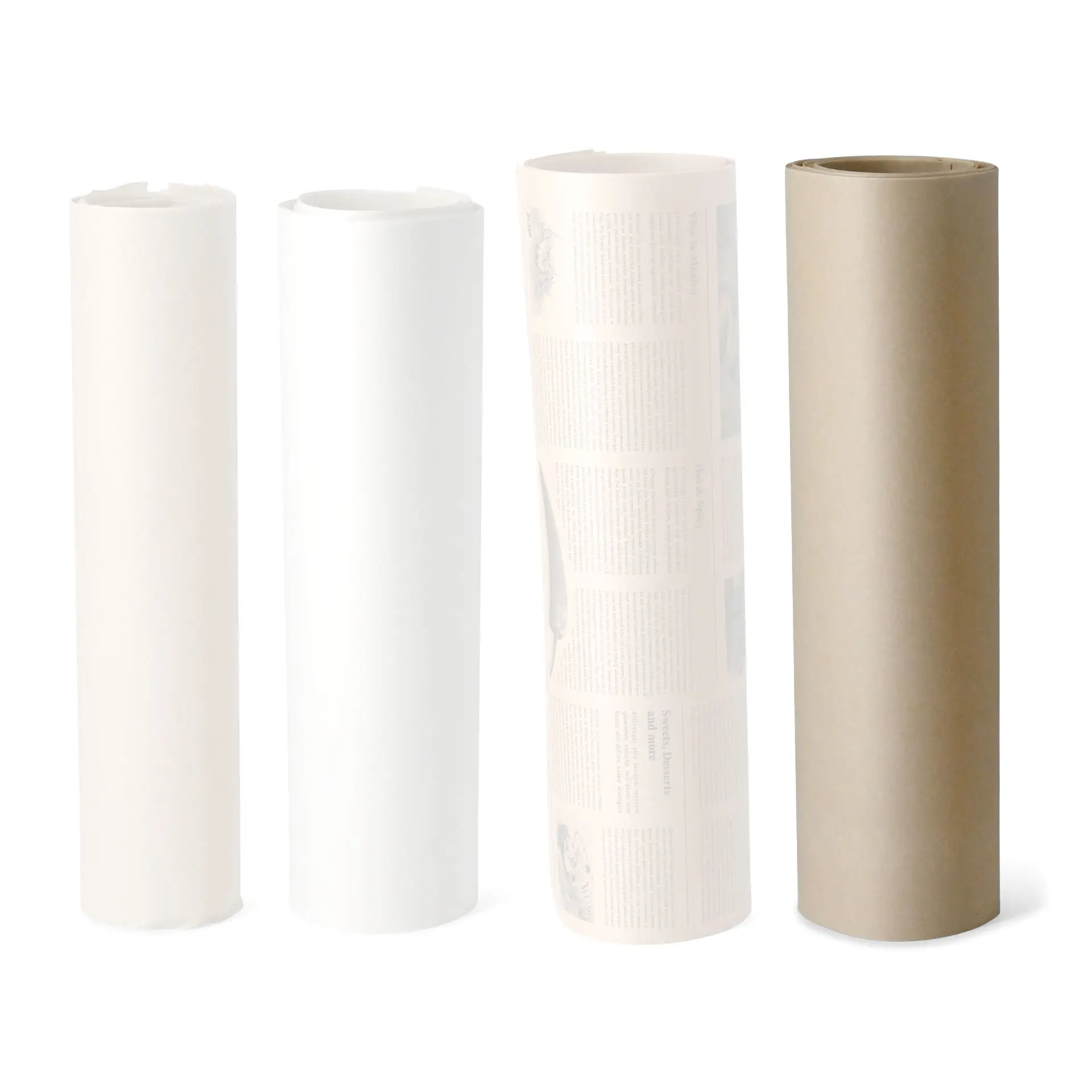 Wrapping paper sheets 58 x 38 cm, kraft