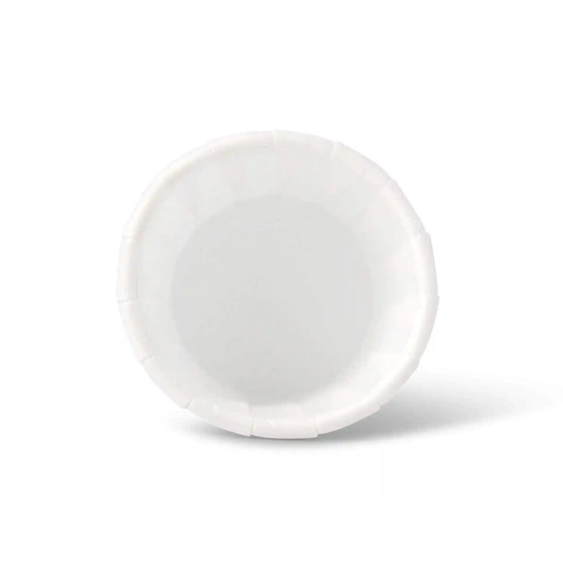 White paper cup with a diameter of 48 mm and a height of 30 mm, designed for a 35 ml filling volume.