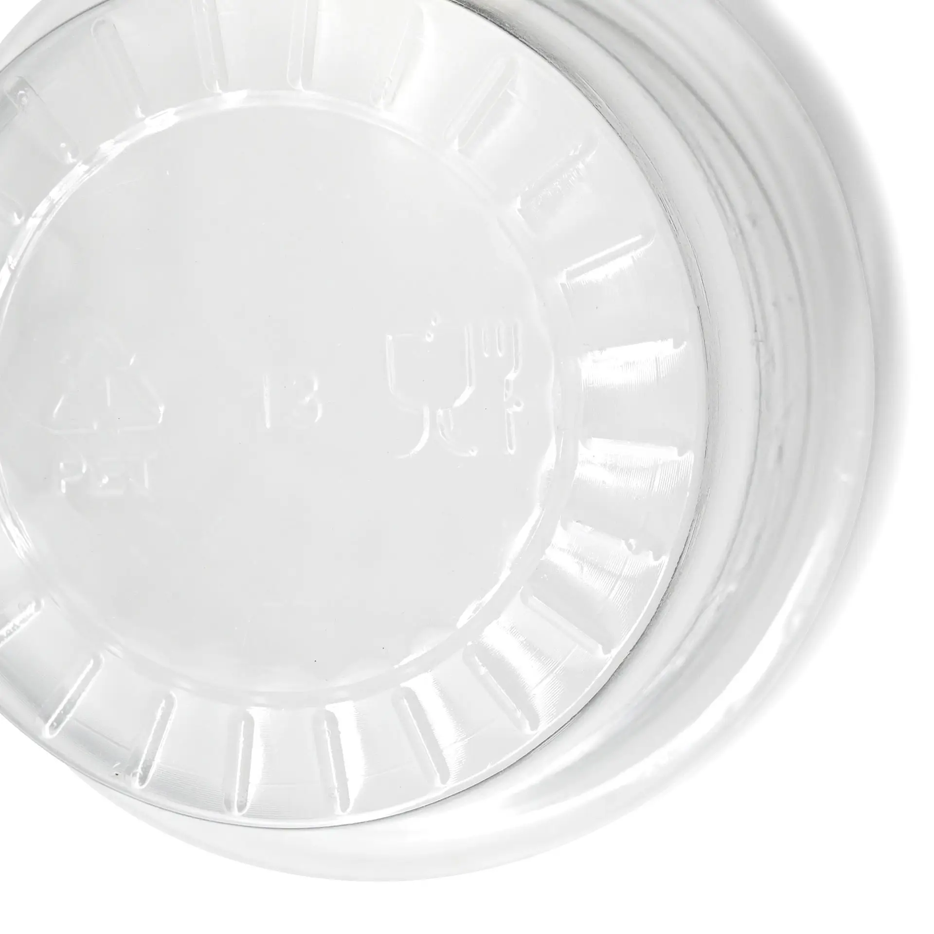 100 ml / 3.5 oz rPET sauce pots, Ø 75 mm, clear