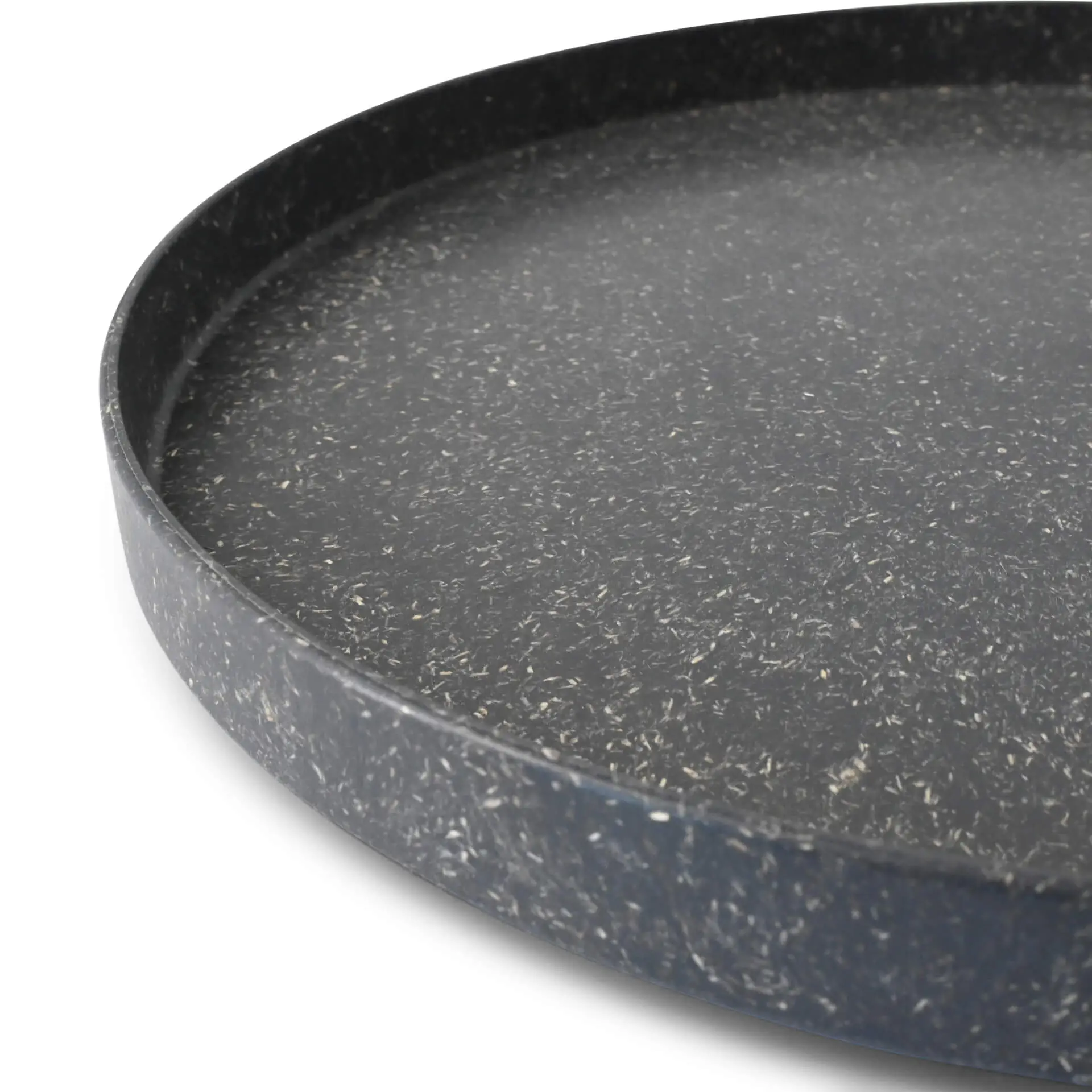 Reusable plates "merways Plate" Ø 24 cm, round, pepper / grey Reusable plates "merways Plate" Ø 24 cm, round, pepper / grey