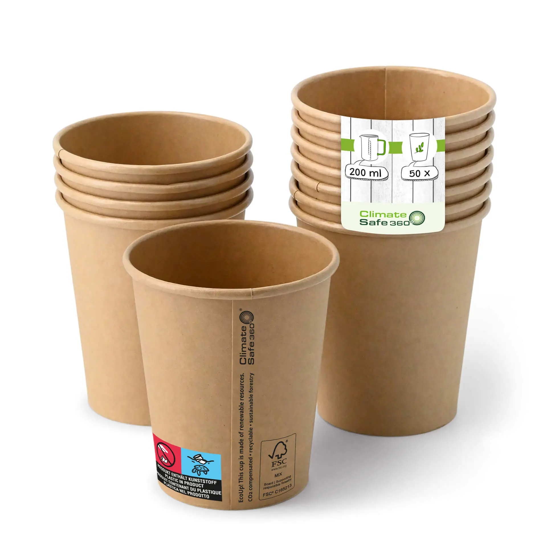 Pappbecher (beschichtet) 200 ml / 8 oz, Ø 80 mm, braun con10010-01-1-pappbecher-beschichtet-200-ml-8-oz-80-mm-braun