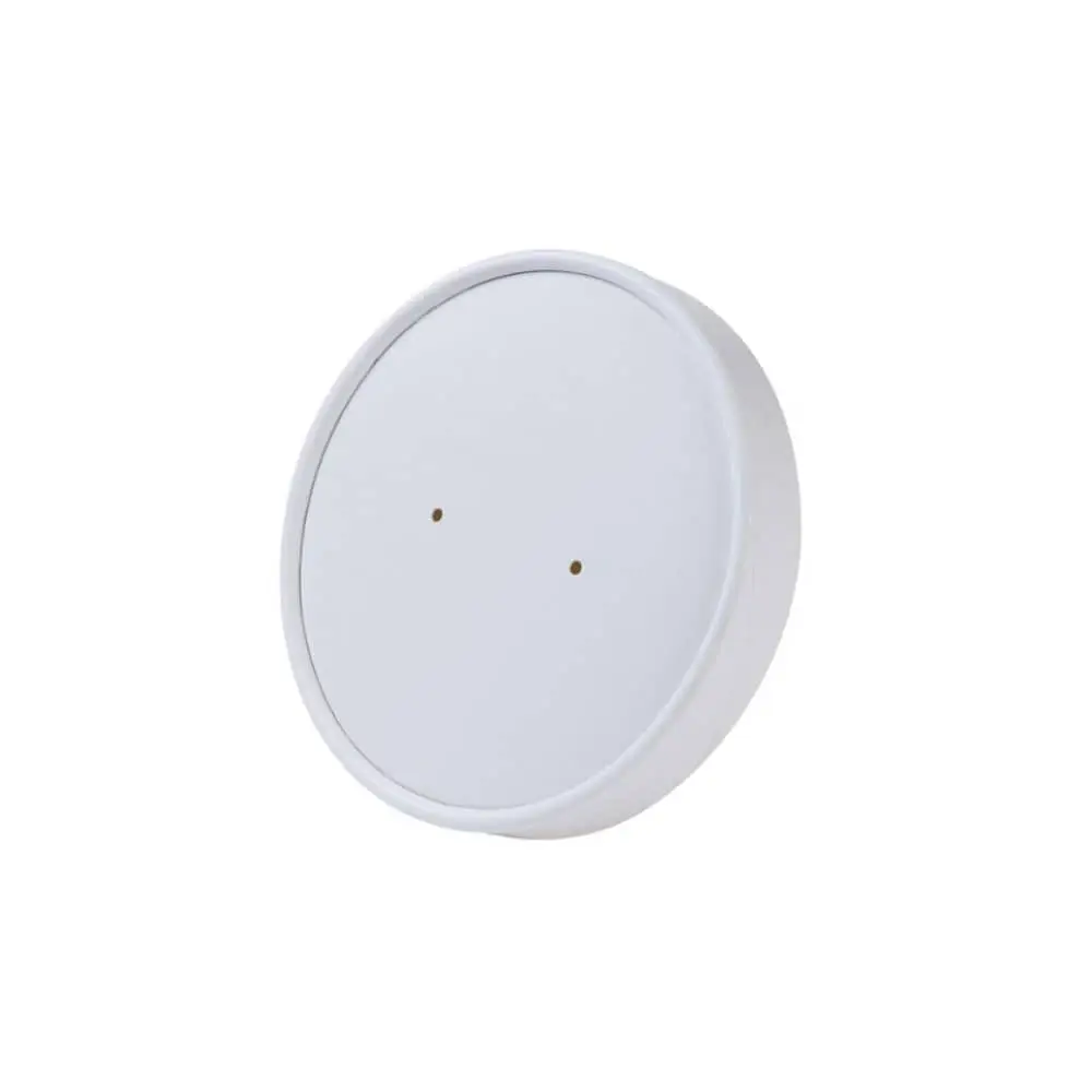 Cardboard membrane lids(eco-friendly coating) Ø 95 mm, white