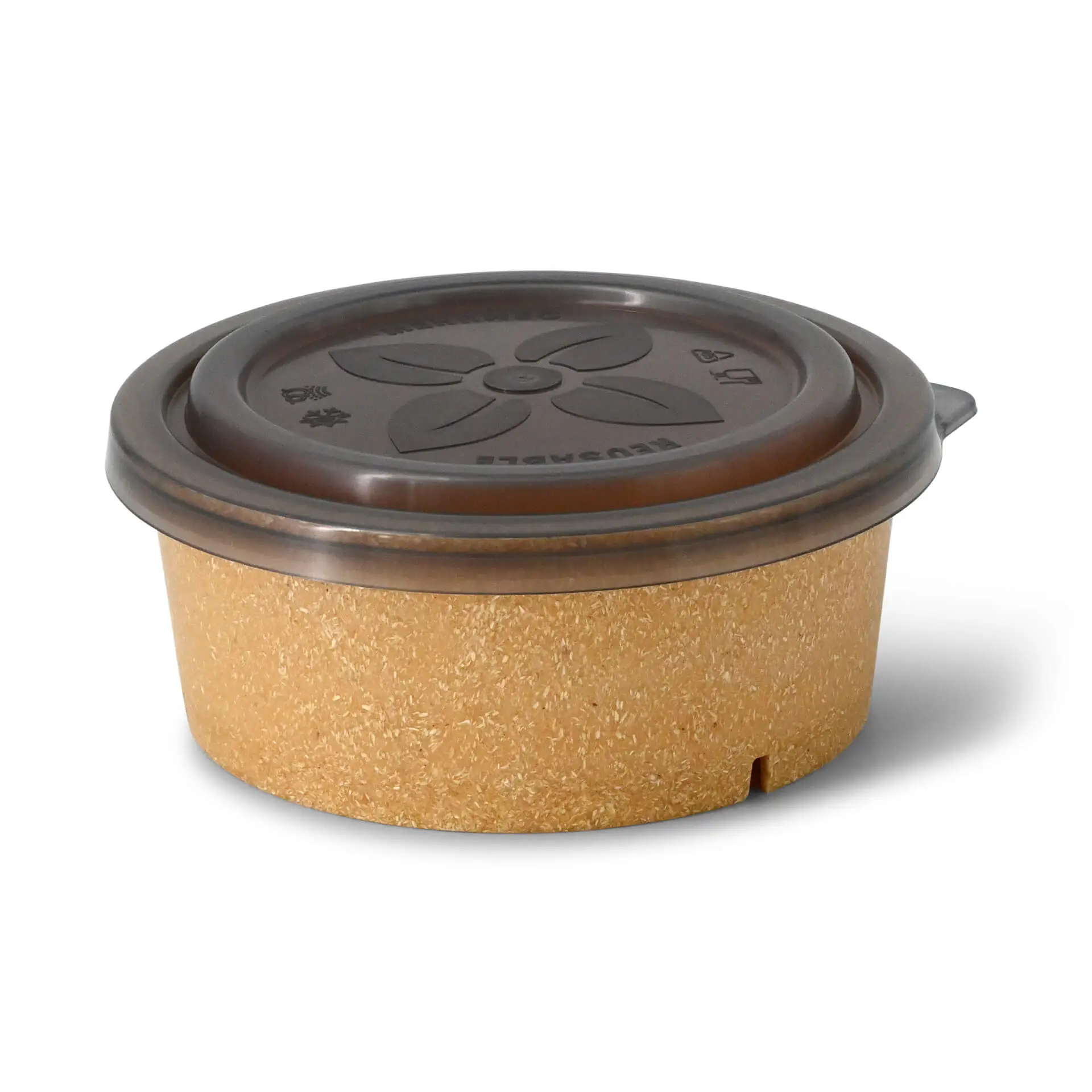 | 2 FÜR 1 | Mehrweg-Schalen "merways Bowl" 650 ml, Ø 150 mm, Karamell / braun