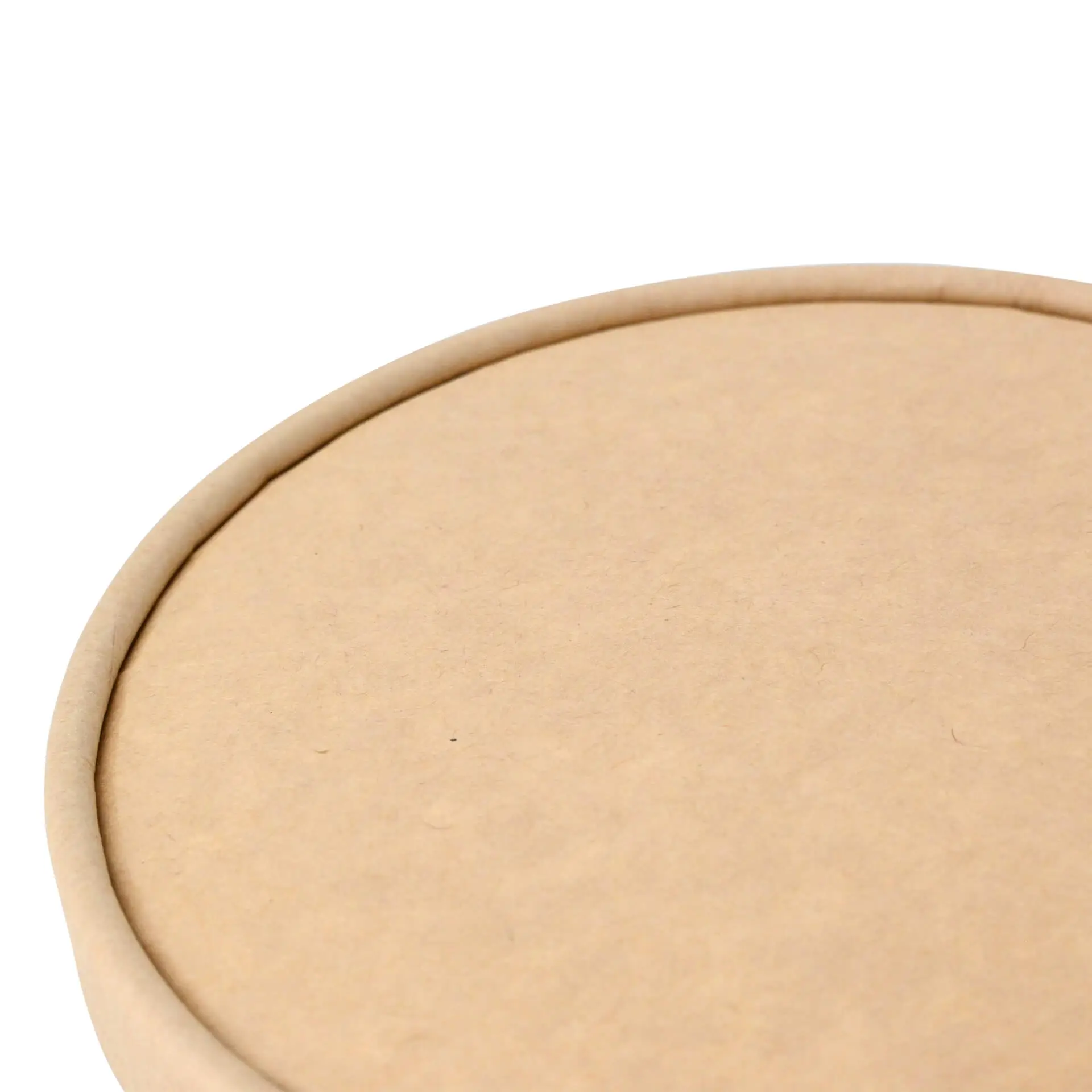 Deckel aus Karton (bio-beschichtet) Ø 150 mm, braun