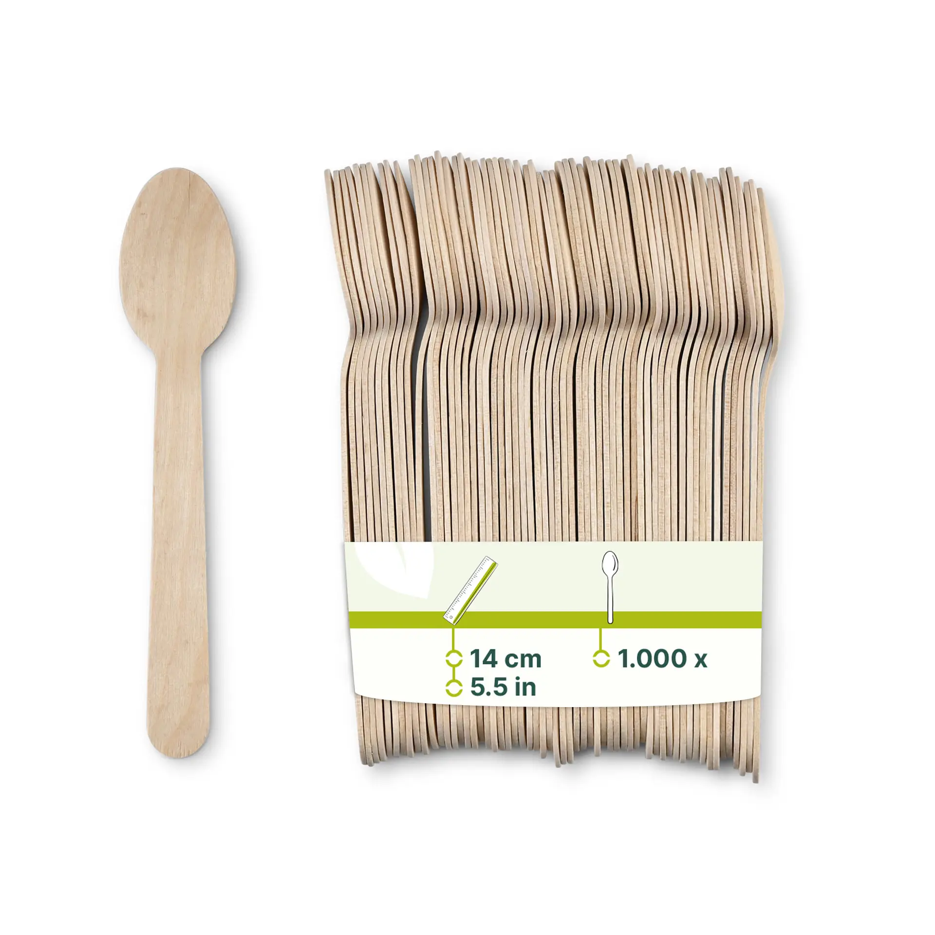 Holzlöffel klein 14 cm, biobeschichtet Holzlöffel klein 14 cm, biobeschichtet