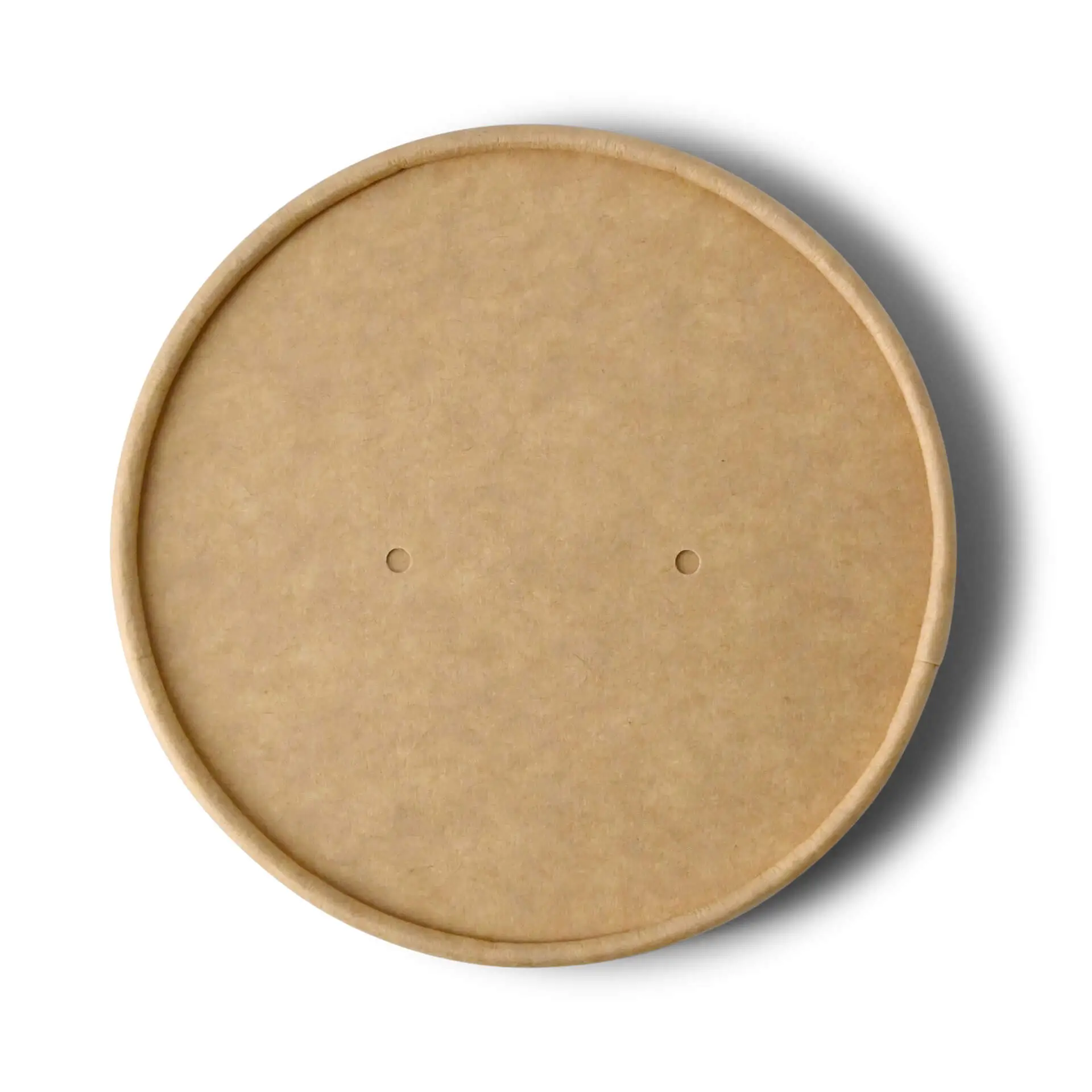 Karton-Membran-Deckel (bio-beschichtet) Ø 95 mm, braun