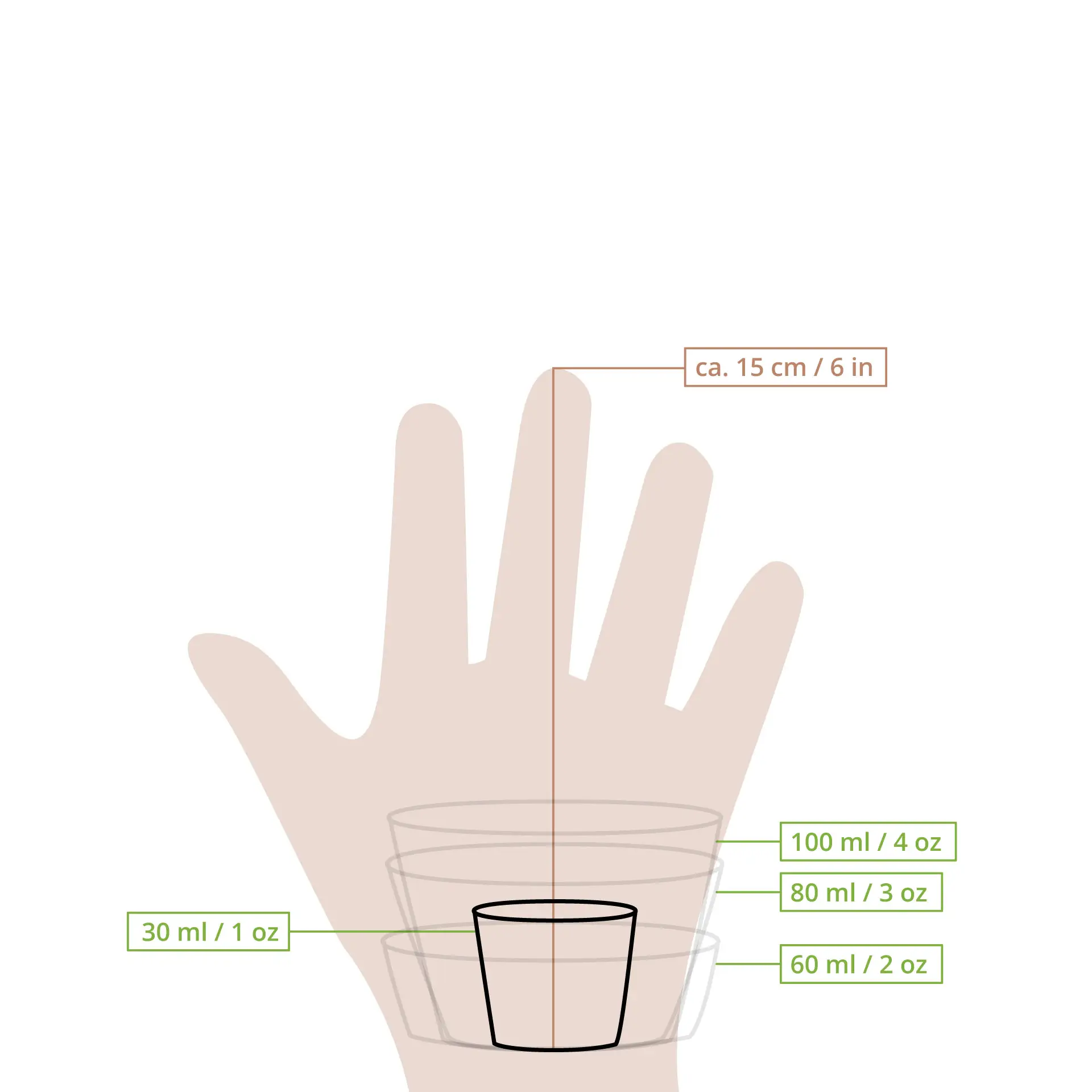 Portionsbecher aus PLA 30 ml, Ø 45 mm Portionsbecher aus PLA 30 ml, Ø 45 mm