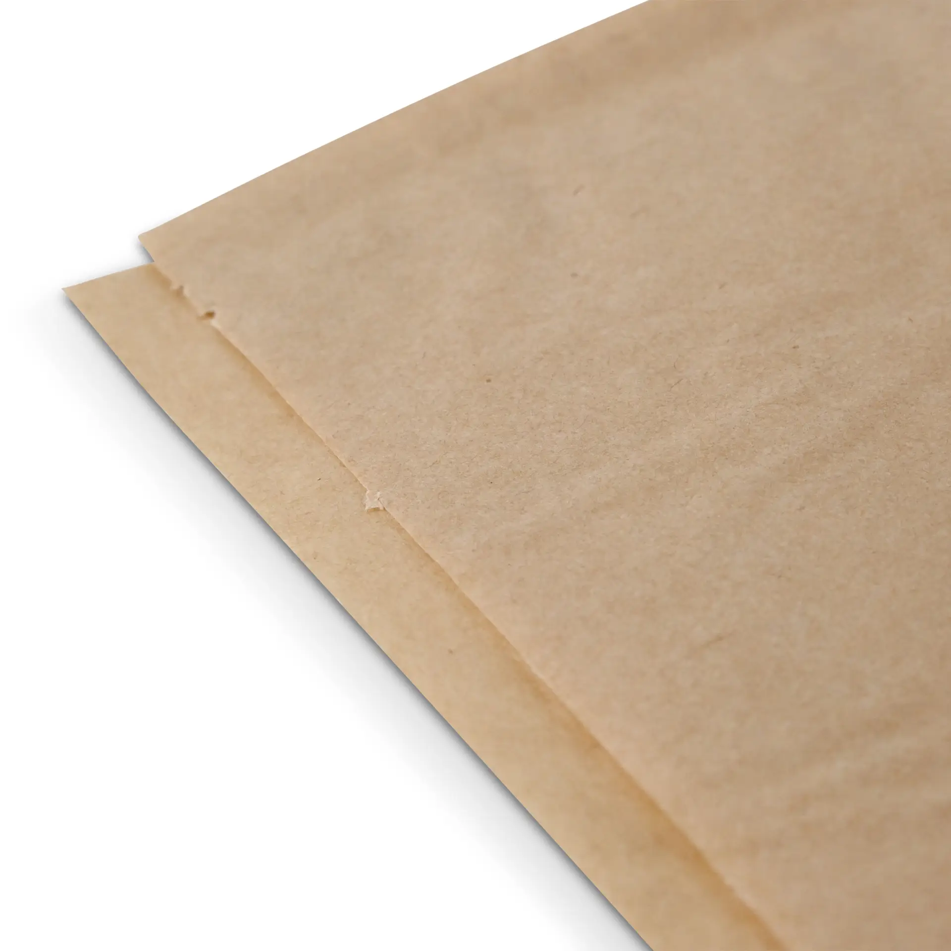 Pommestüten aus Papier 23 x 23 cm, braun, fettdicht