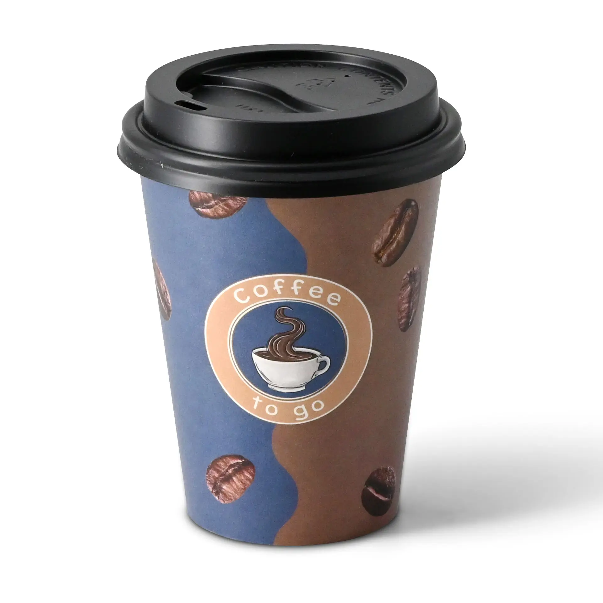 12 oz Paper cup printed with "Coffee" (coated), Ø 80 mm