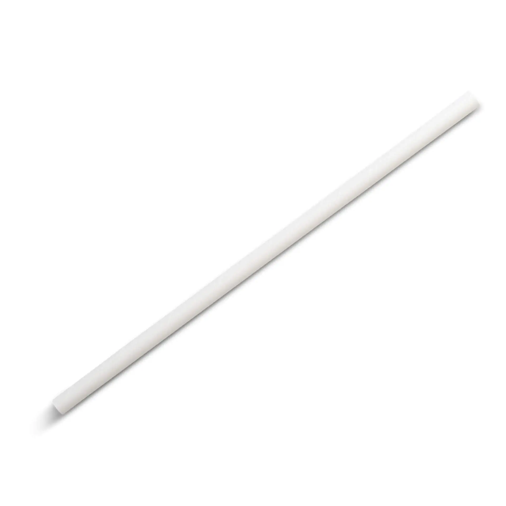 Trinkhalm Jumbo aus Papier 23 cm, Ø 0,8 cm, weiß Trinkhalm Jumbo aus Papier 23 cm, Ø 0,8 cm, weiß