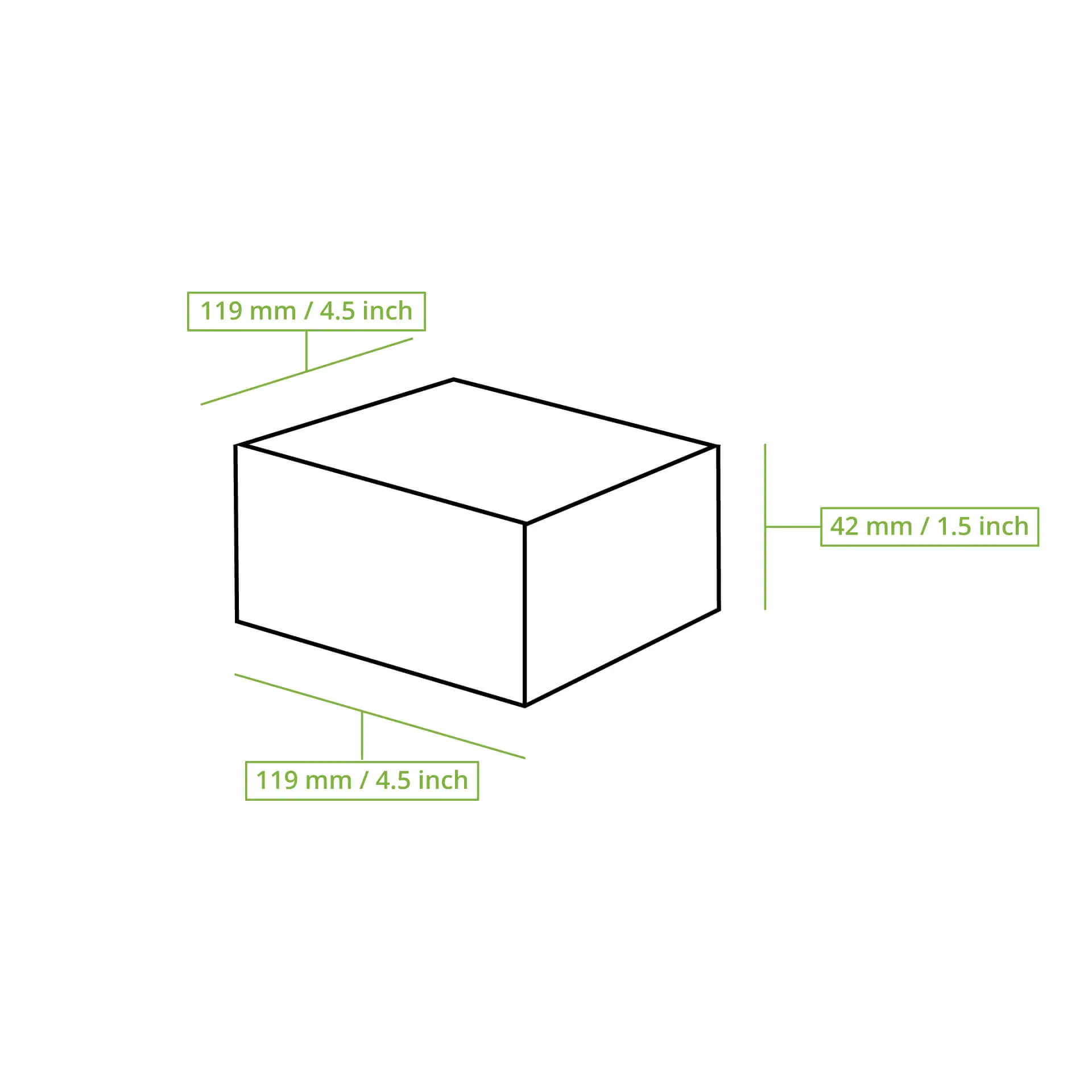 Faltschachteln mit Sichtfenster 12 x 12 x 4 cm, 600 ml, Zellulose-Fenster, weiß, faltbar Faltschachteln mit Sichtfenster 12 x 12 x 4 cm, 600 ml, Zellulose-Fenster, weiß, faltbar