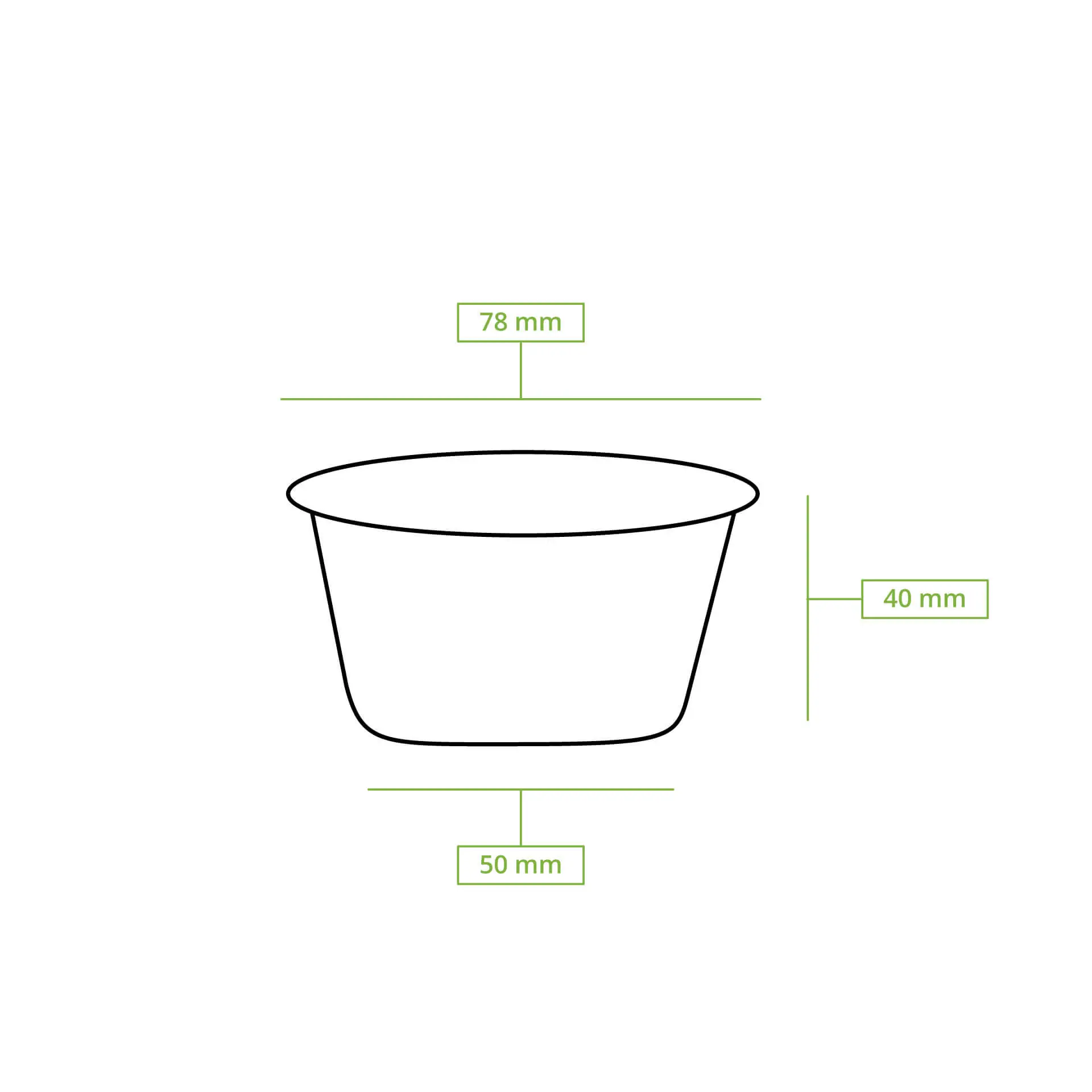 Cupcake liners made from grass paper ∅ 5 cm, round, brown dre02515-cupcake-foermchen-aus-graspapier-5-cm-rund-braun-8