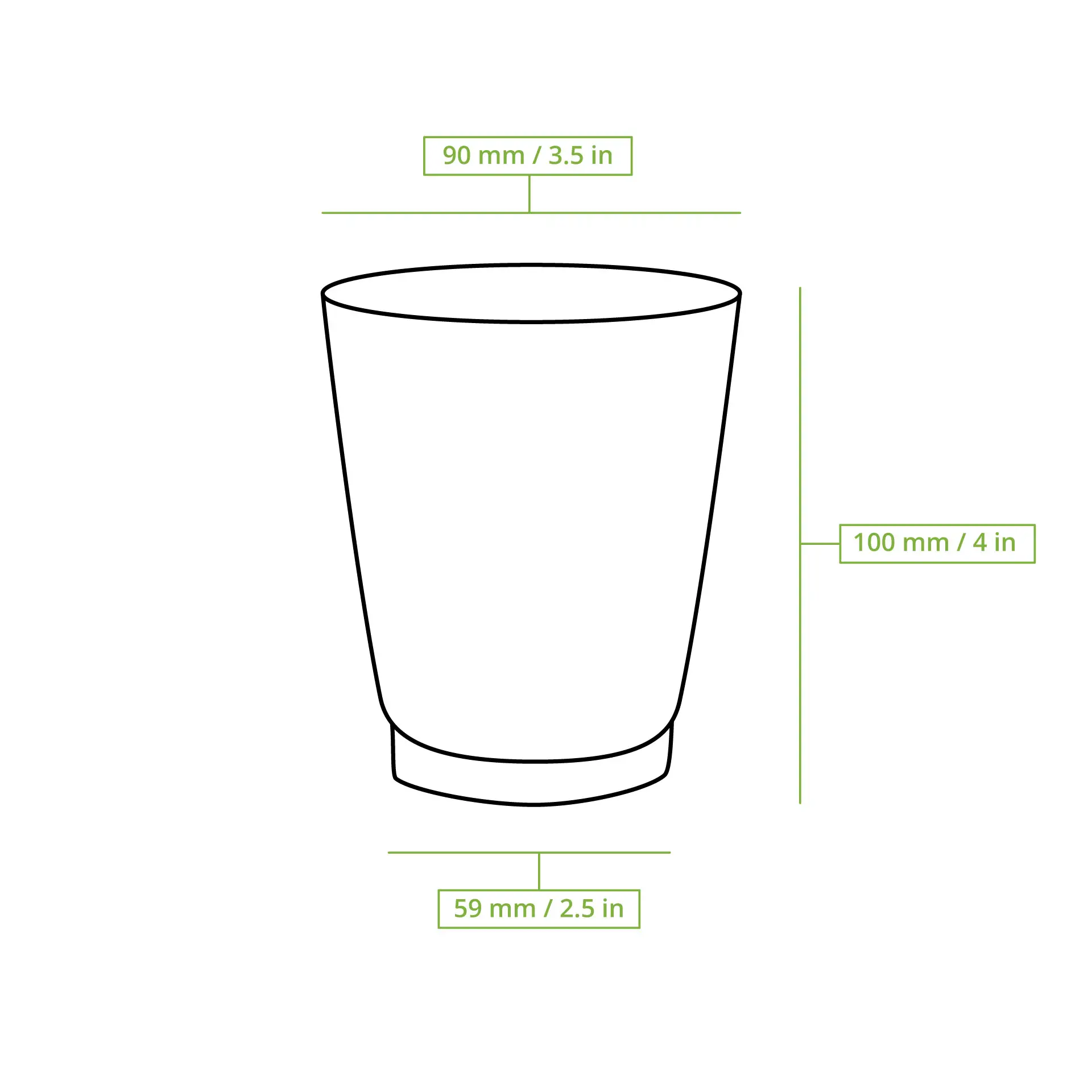10 oz Takeaway coffee cups / Ripple cups, Ø 90 mm, kraft