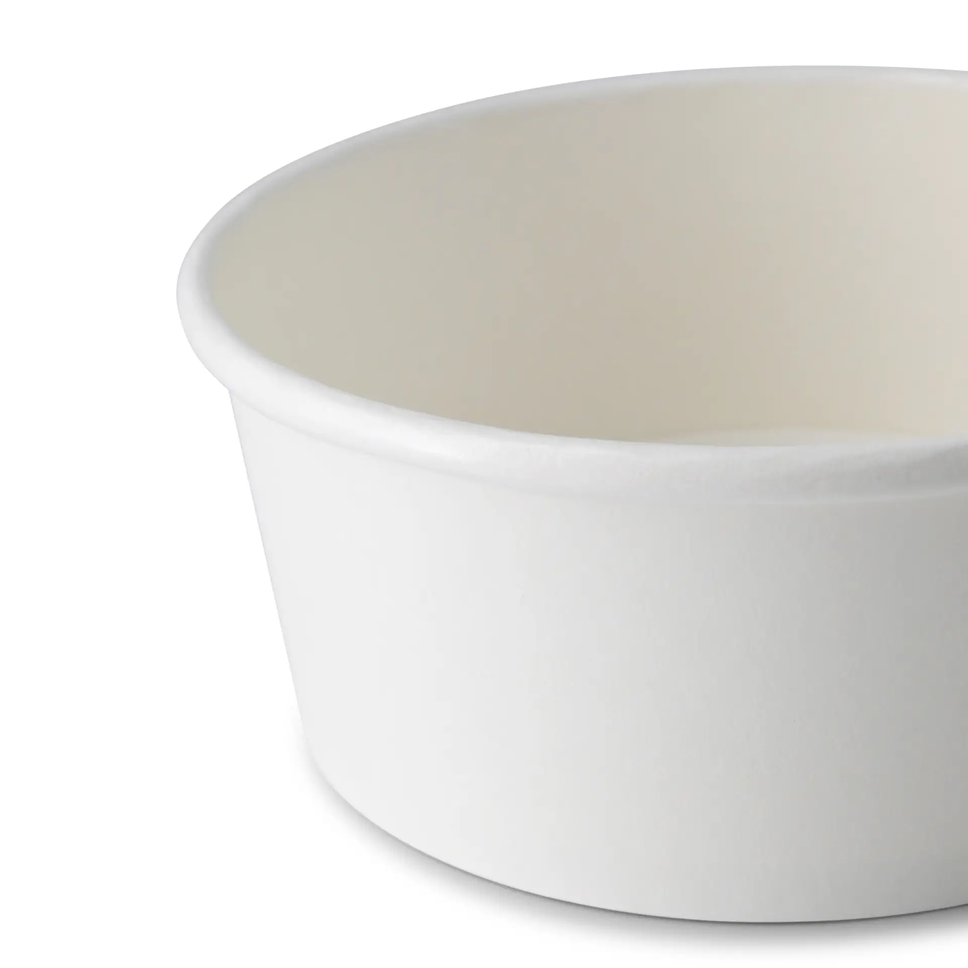 Paper bowls (coated) / Salad bowls 650 ml, Ø 150 mm, white, round (800 ml max. volume)