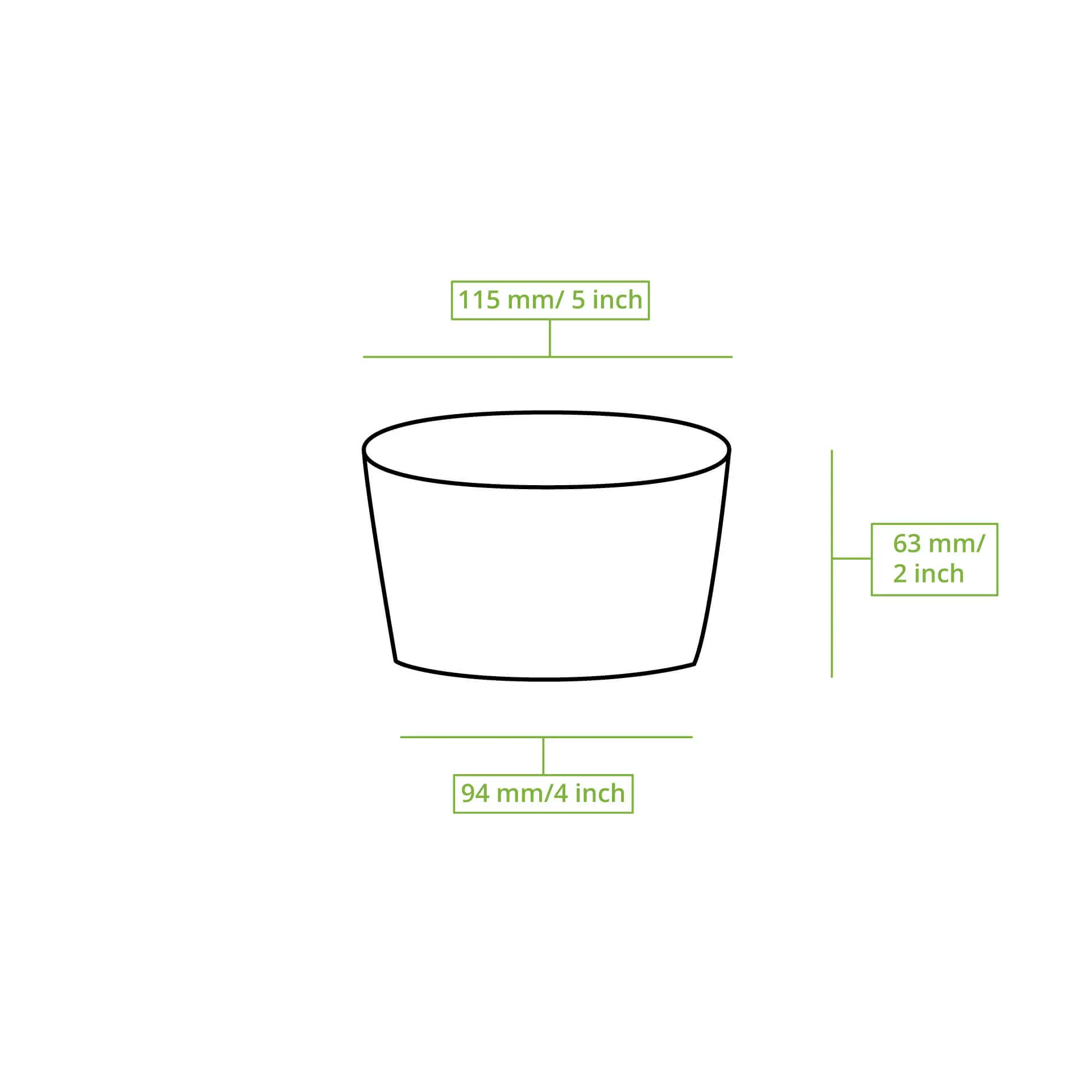 12 oz Cardboard Soup Container, Ø 115 mm, "EcoUp©"-icons 12 oz Cardboard Soup Container, Ø 115 mm, "EcoUp©"-icons