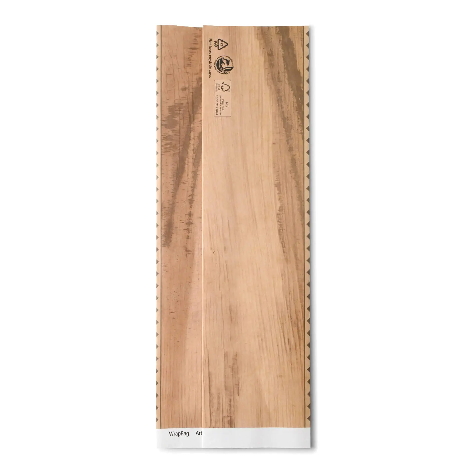 Wrap Papier S 10,5 x 30,5 cm, braun, vorgefaltet