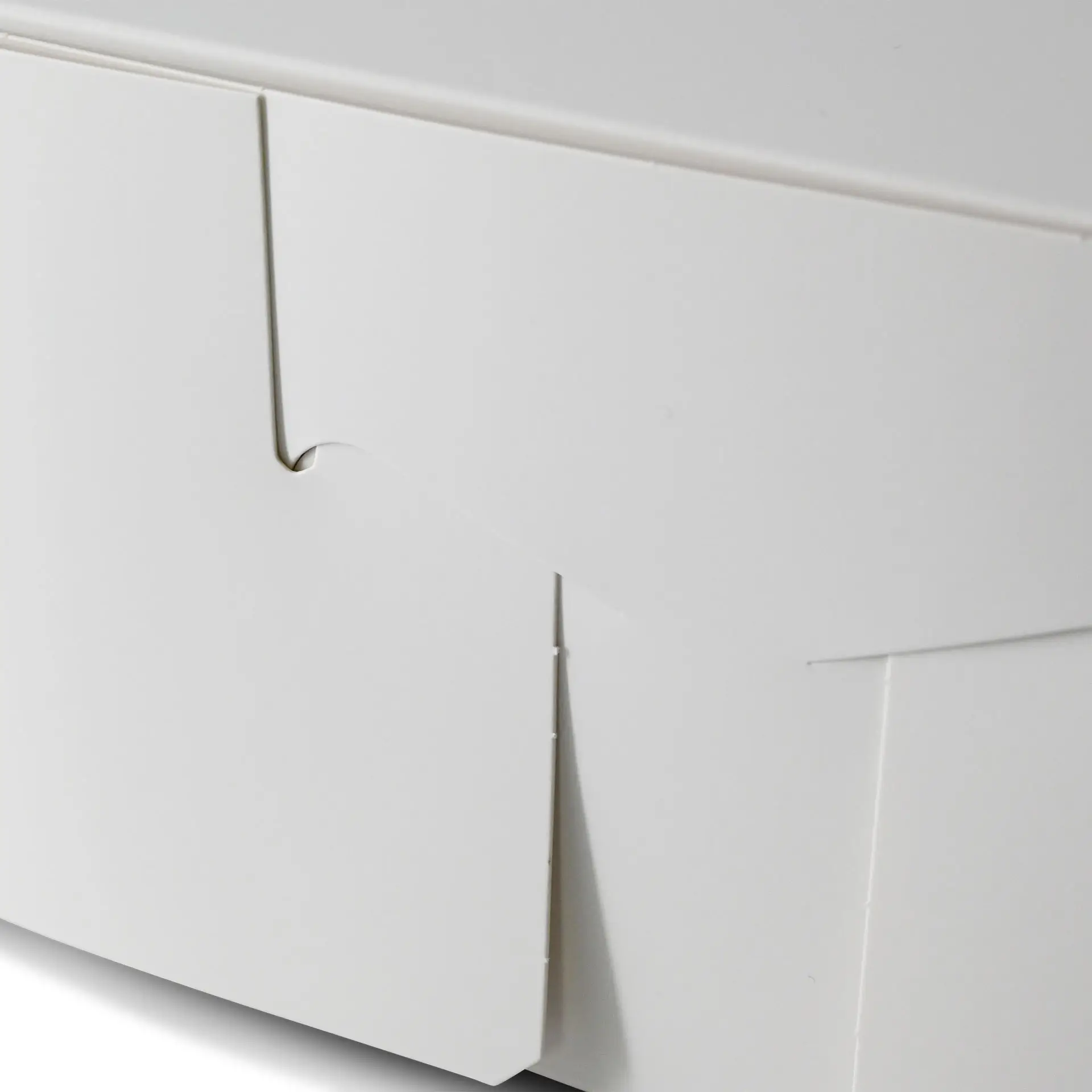 Torten Karton M, 23 x 23 x 10 cm, weiß