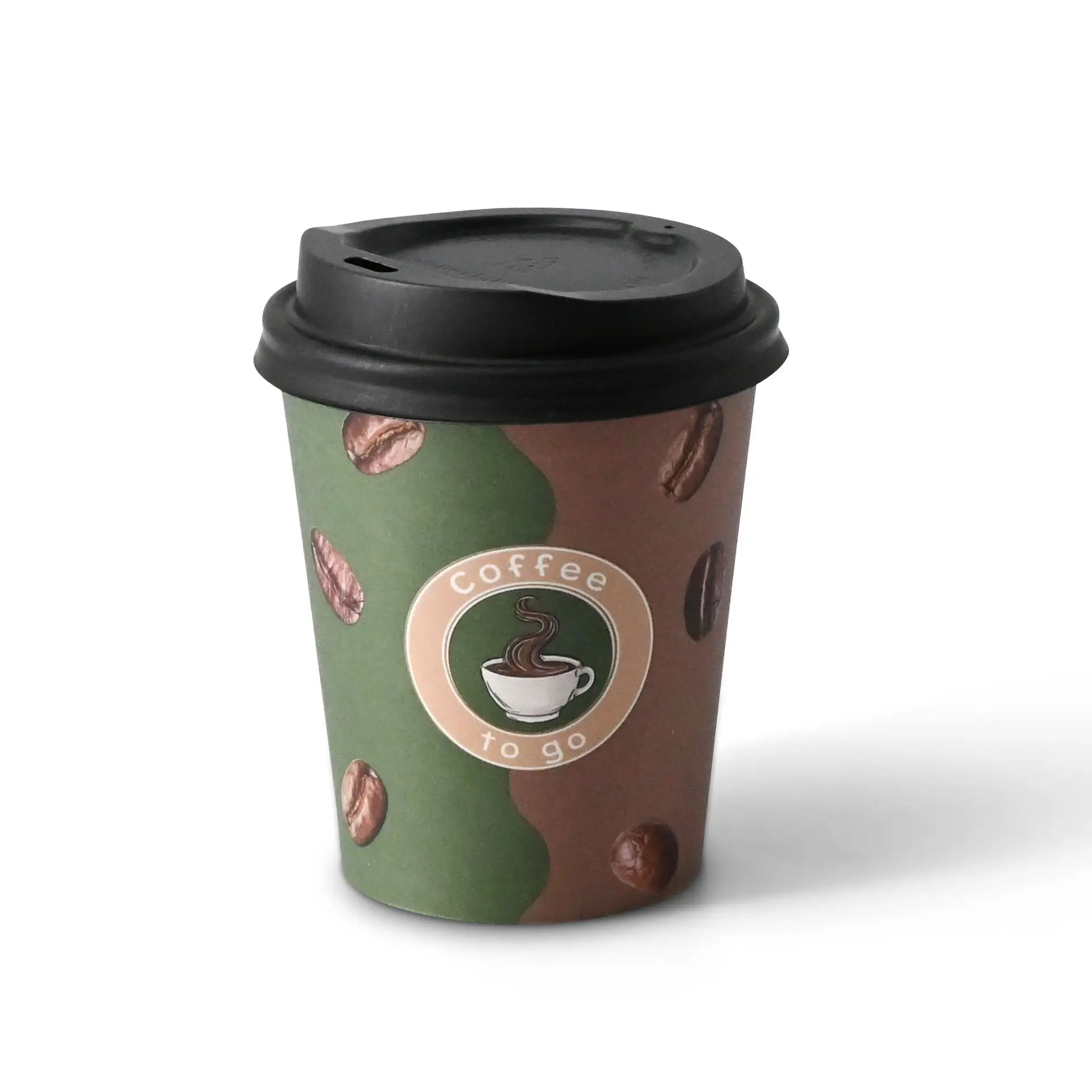 Pappbecher bedruckt "Kaffee"  200 ml / 8 oz, Ø 80 mm