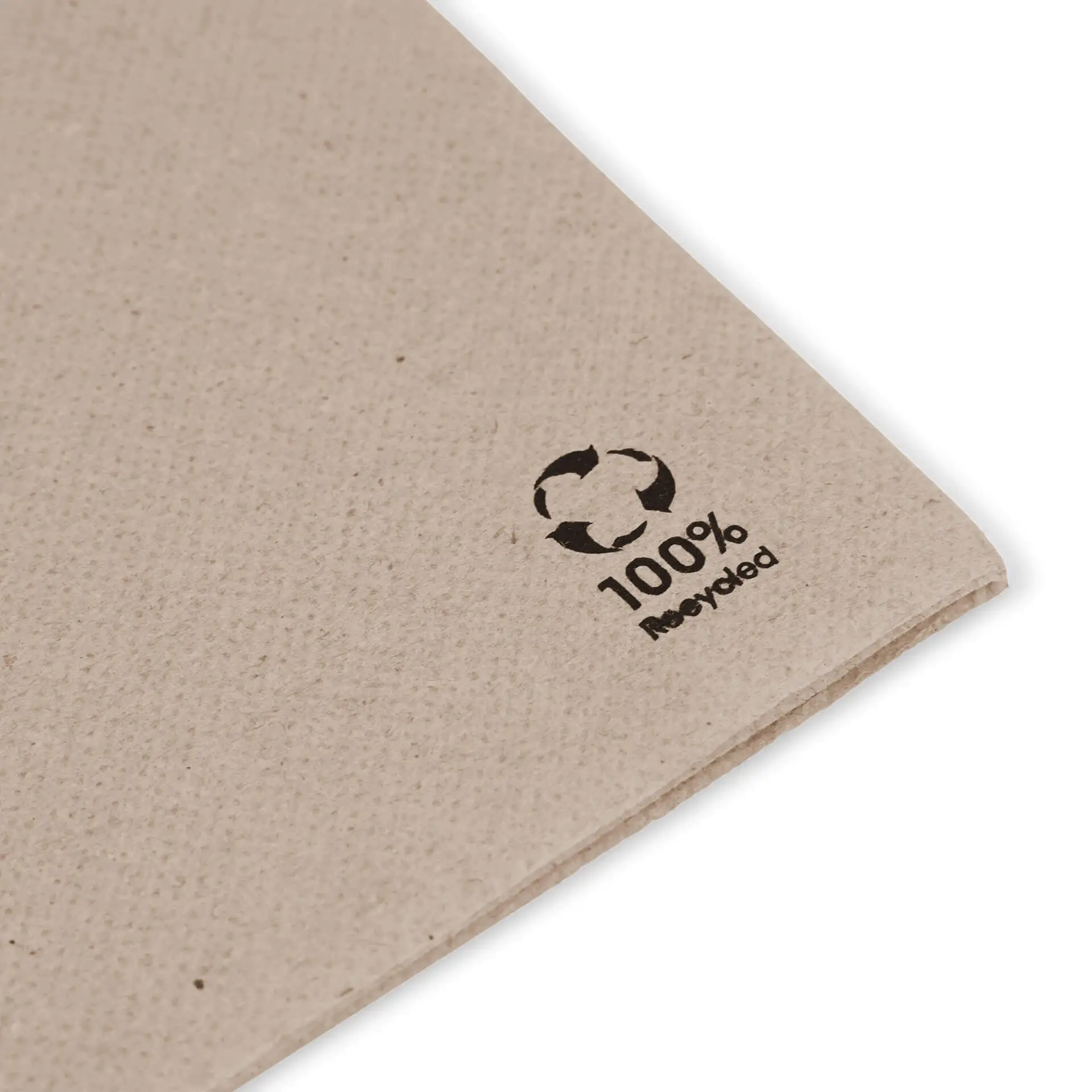Recycled paper napkins (Premium) 25 x 25 cm, 2-ply, 1/4 fold dse02821-servietten-aus-recyceltem-papier-premium-25-x-25-cm-2-lagig-14-falz-ungebleicht-3
