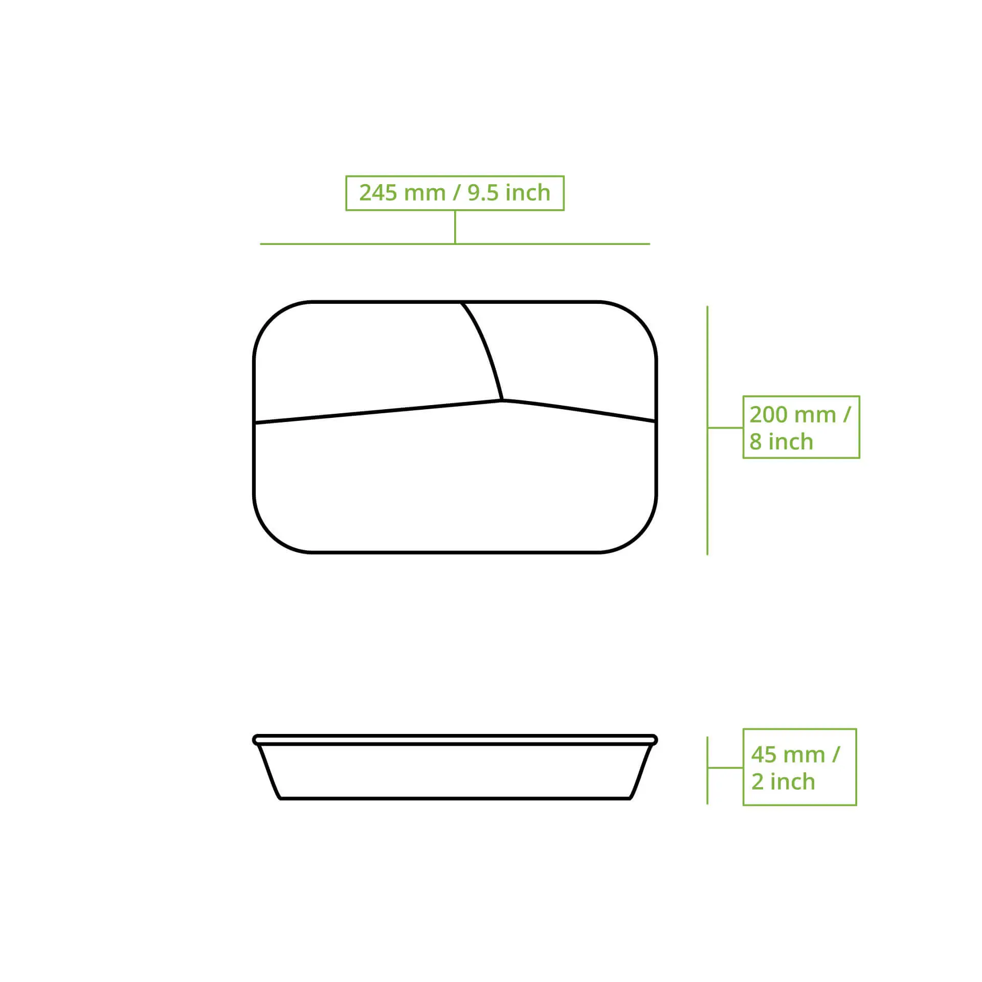 Mehrweg-Menü-Behälter "merways Box" 24,5 x 20 x 4,5 cm, 3 Kammern, HP4/3, Cashew / creme-weiß Mehrweg-Menü-Behälter "merways Box" 24,5 x 20 x 4,5 cm, 3 Kammern, HP4/3, Cashew / creme-weiß